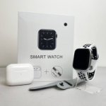 Супер Комплект Basic T55 Серый - Air Pro 2 + Smart Watch + 2 ремешка Супер Комплект Basic T55 Серый - Air Pro 2 + Smart Watch + 2 ремешка
